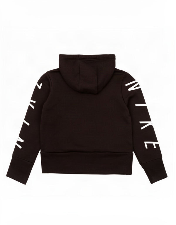 Женский джемпер с капюшоном большого размера Nike Dri Fit UK 6 XS, черный полиэстер
