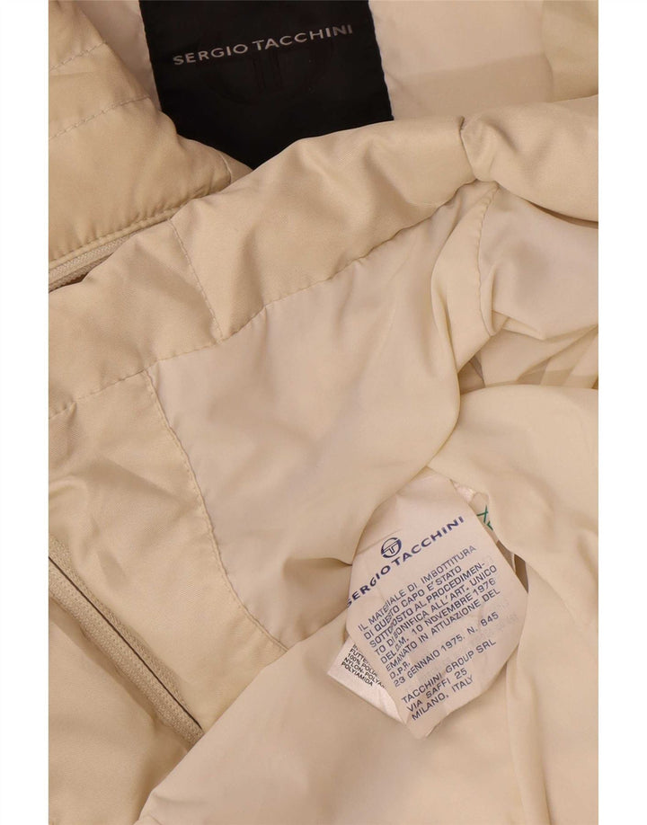 Женская стеганая куртка Sergio Tacchini UK 18 XL Off White Полиамид