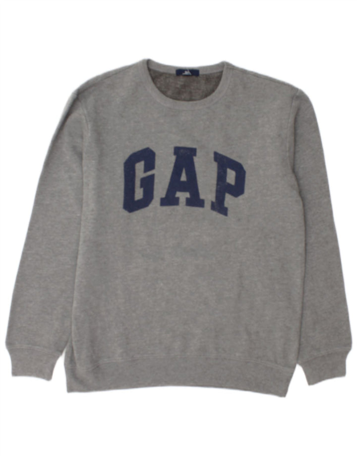 Мужской свитшот с рисунком Gap, средний серый