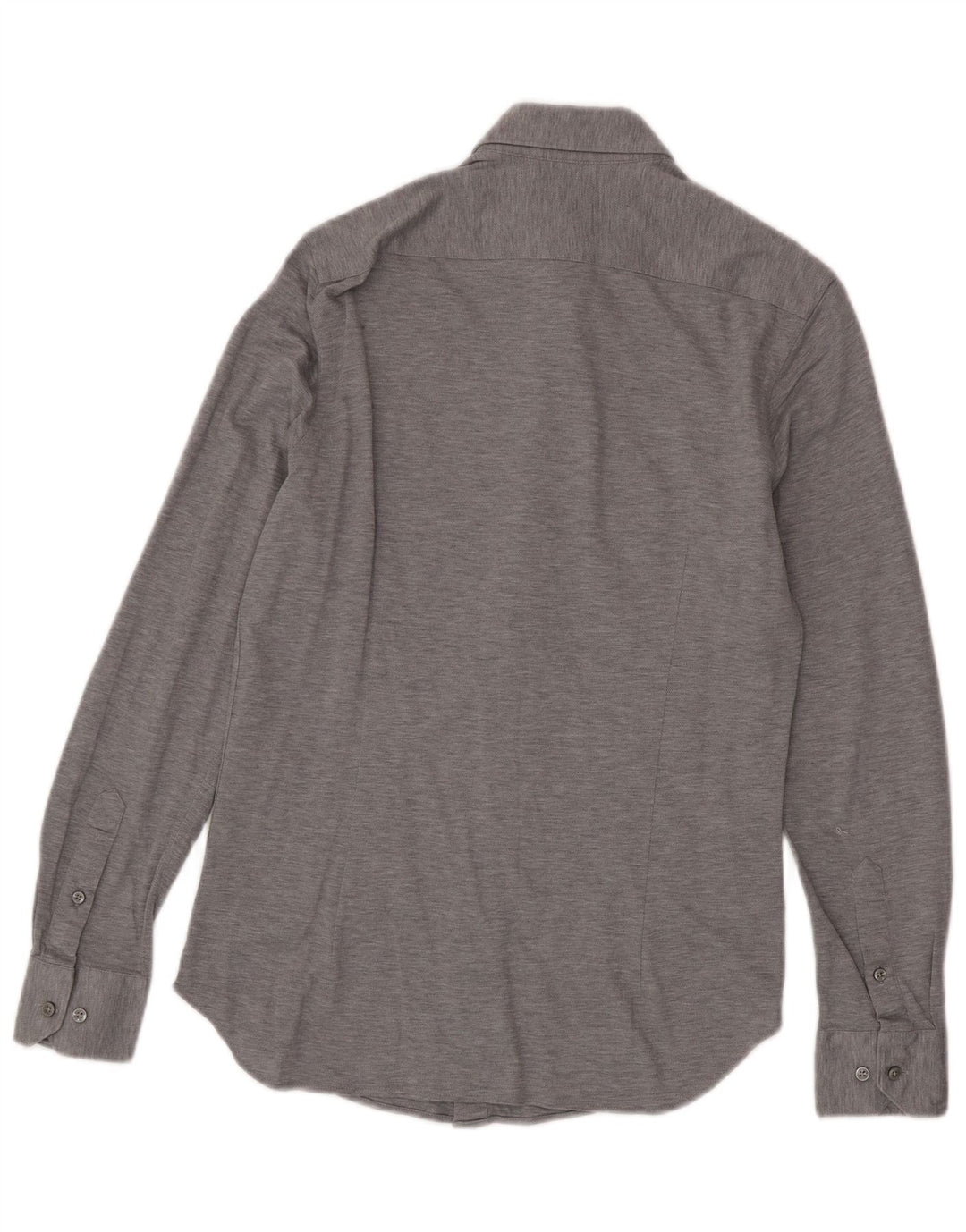 Мужская рубашка Massimo Dutti, маленький серый хлопок