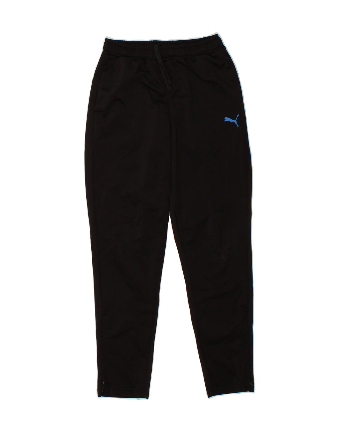 PUMA Boys Tracksuit Trousers 11-12 Years Black Polyester Vintage Puma and Second-Hand Puma from Messina Hembry 