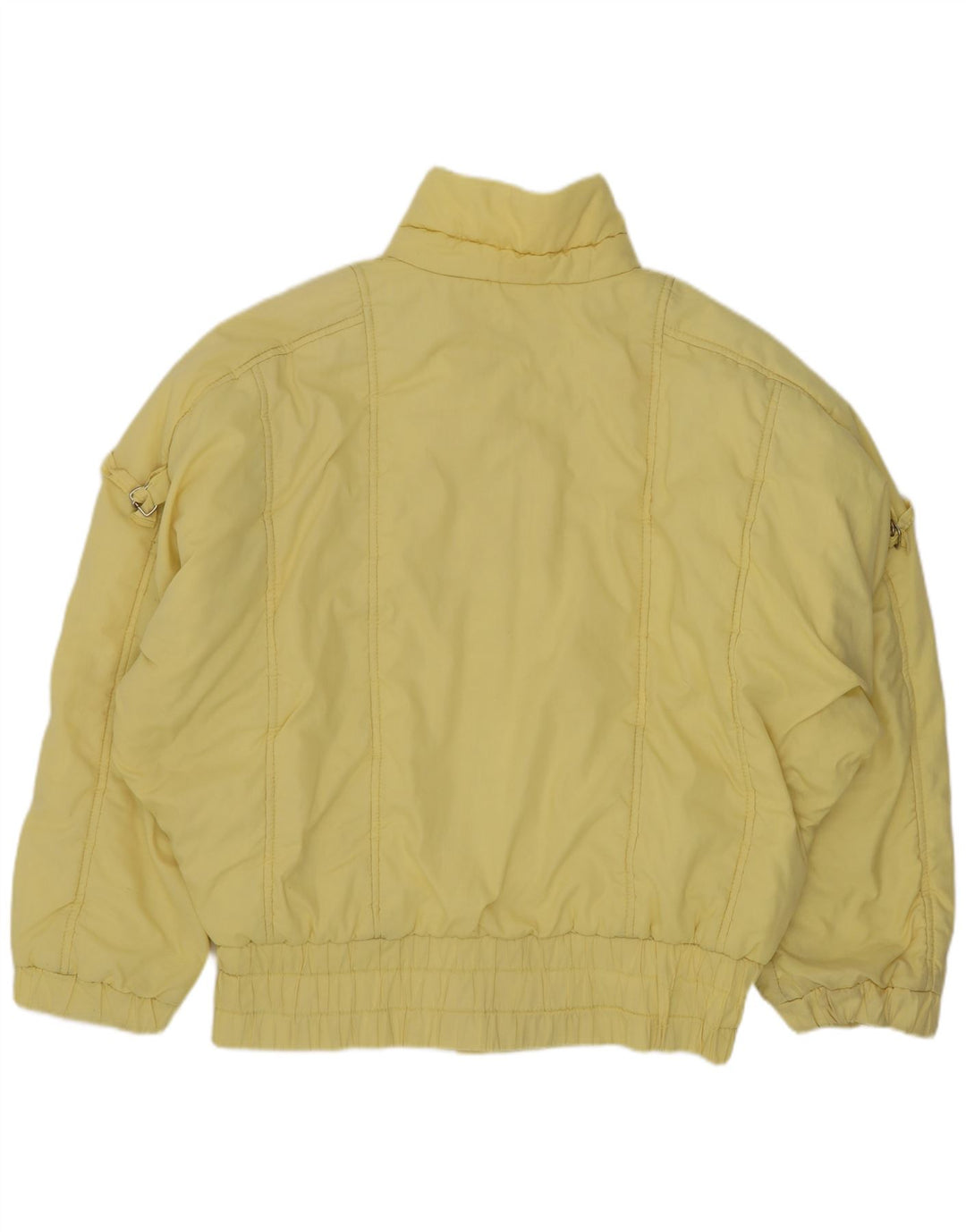 Винтажная женская лыжная куртка UK 18 XL, желтая