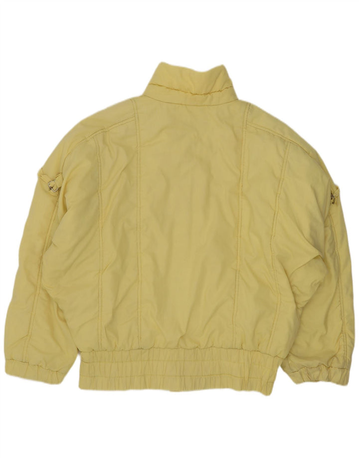 Винтажная женская лыжная куртка UK 18 XL, желтая