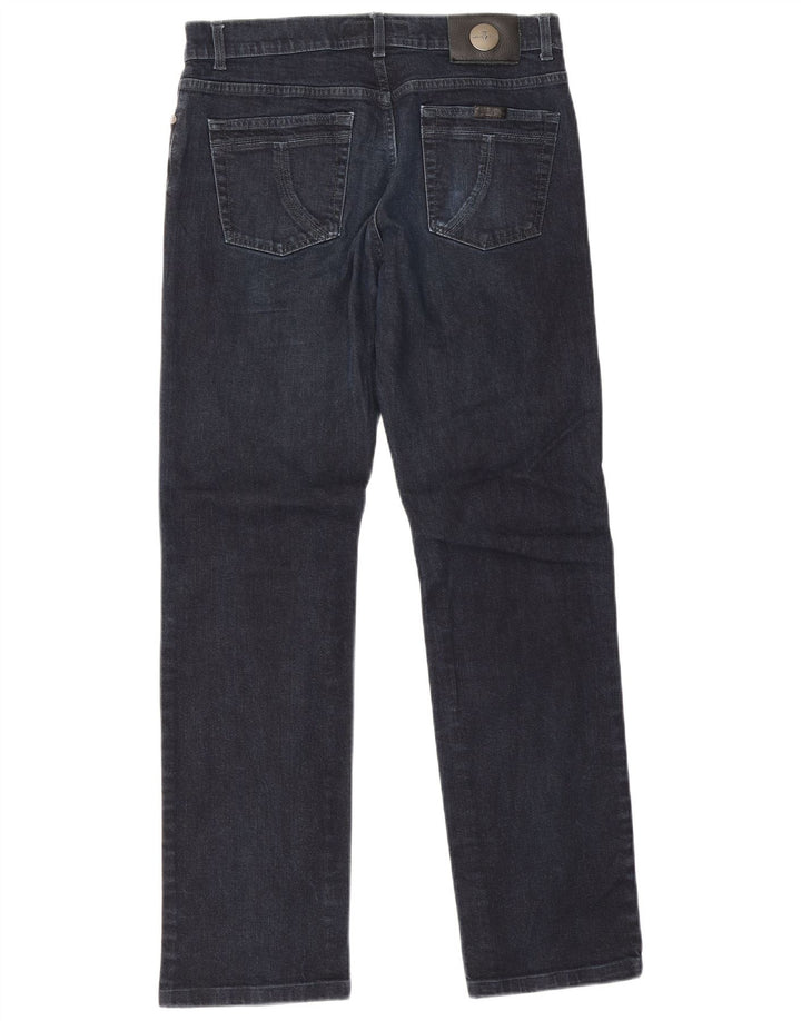 Женские прямые джинсы Trussardi W33 L29 темно-синие, хлопок