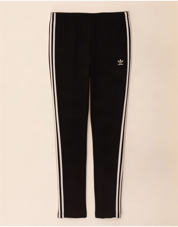 Женские спортивные брюки Adidas UK 12, средний черный, хлопок