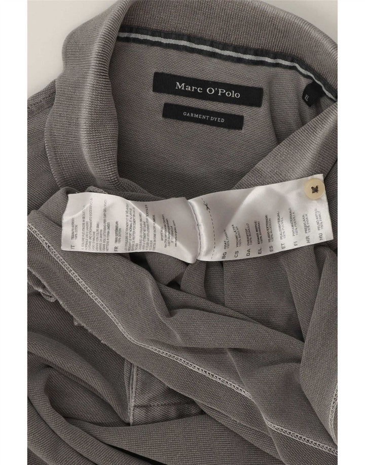 Мужская рубашка-поло Marc O'Polo XL, серая, хлопок