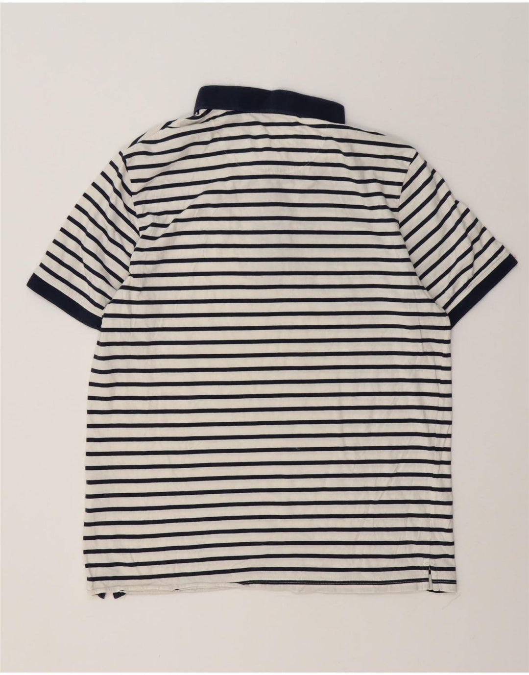 Мужская рубашка-поло Lyle & Scott, хлопковая большая белая полоска