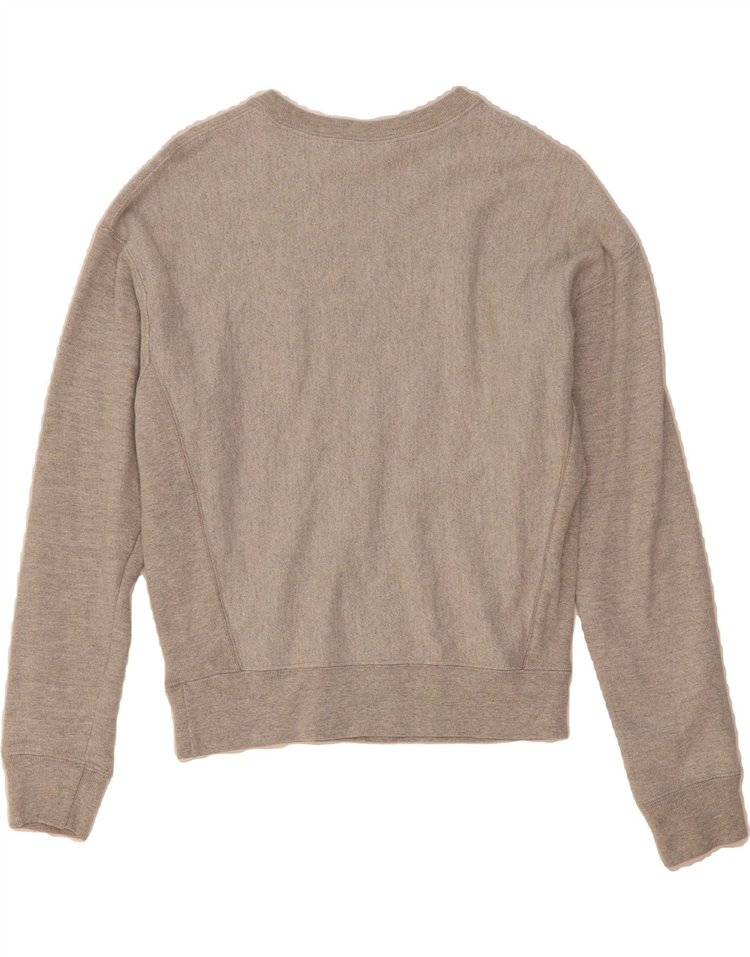 CHAMPION Womens Oversized Sweatshirt Jumper UK 10 Small Grey Cotton Vintage Champion and Second-Hand Champion from Messina Hembry 
