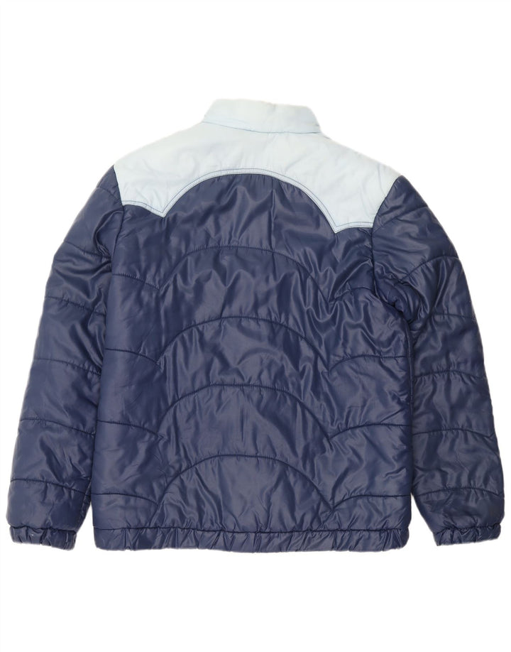 Винтажная мужская стеганая куртка IT 54 2XL Темно-синий Полиамид