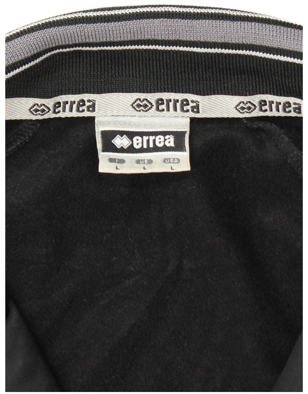 Мужской спортивный костюм ERREA, верхняя куртка, большой черный полиэстер с цветными блоками