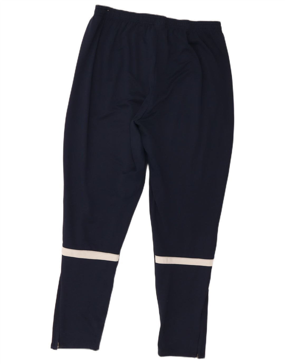 Мужские спортивные брюки Nike Dri Fit, большие темно-синие брюки из полиэстера