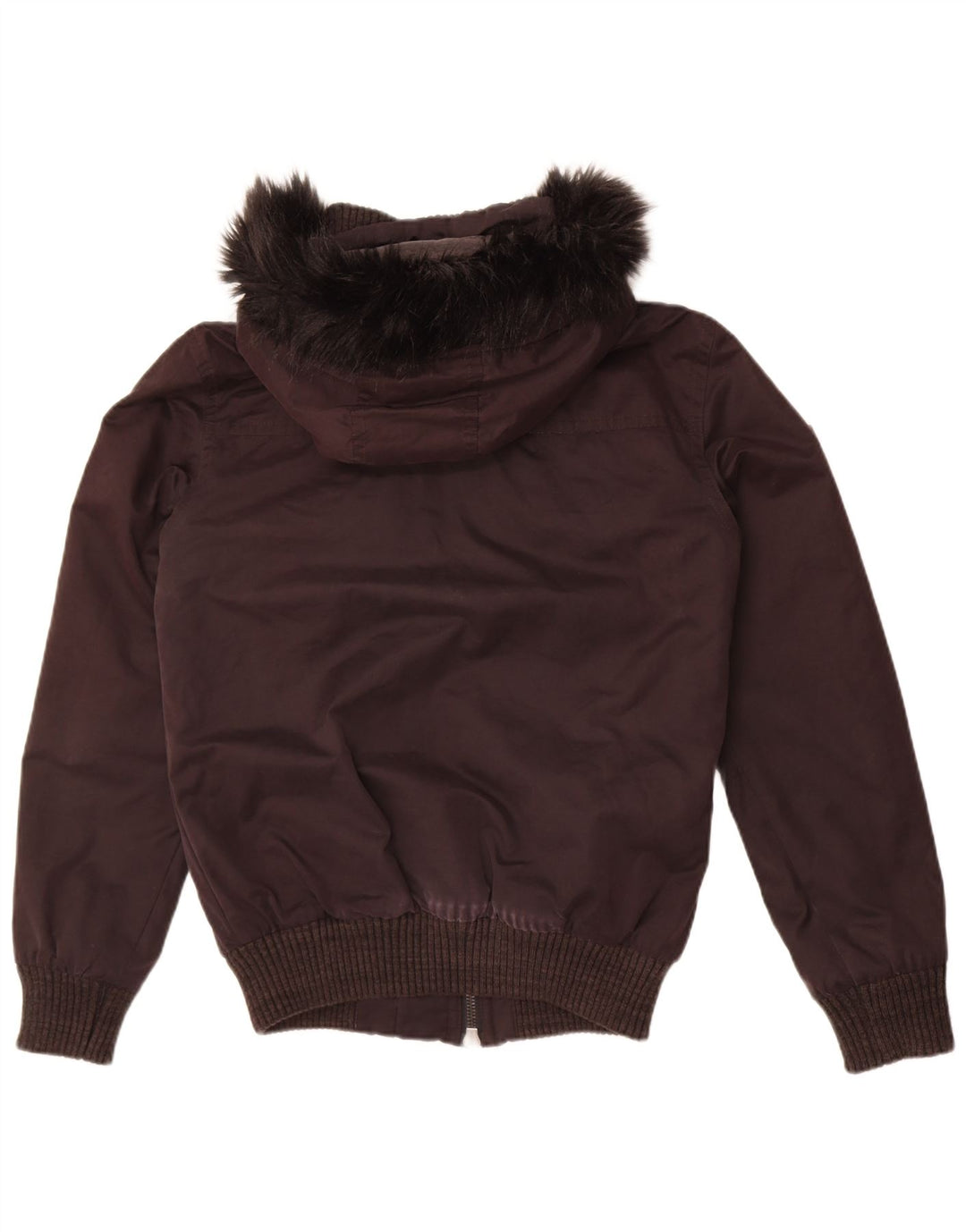 Мужская куртка-бомбер с капюшоном Superdry UK 38, средний черный полиэстер