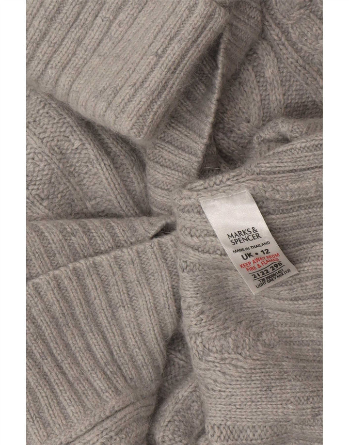 Женский кардиган Marks & Spencer UK 12, средний серый акрил