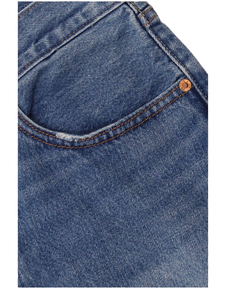 Женская мини-юбка джинсовая Levi's W31, хлопковая, среднего синего цвета