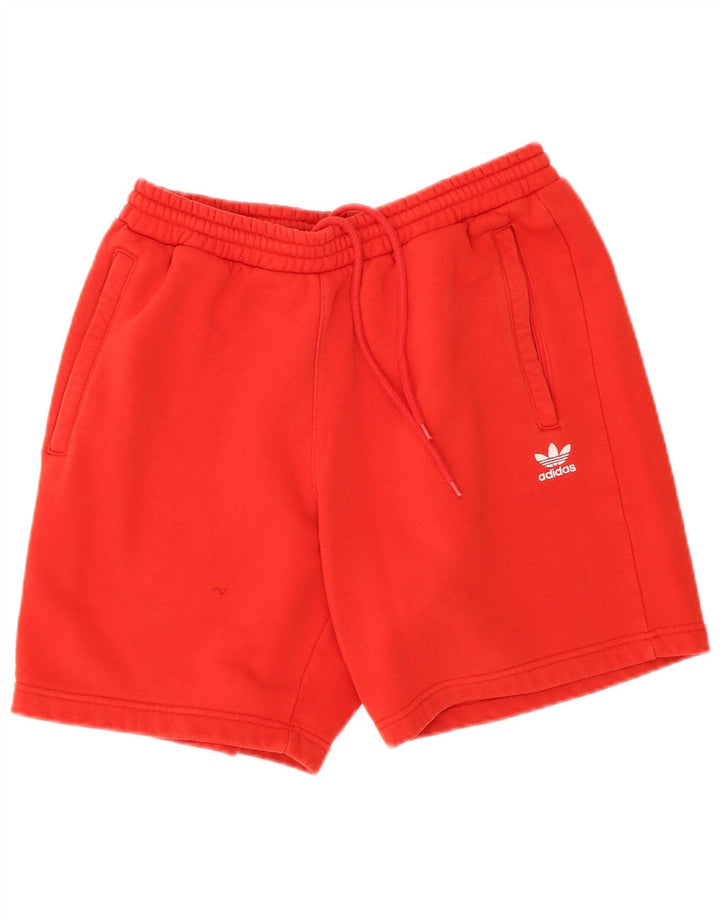 Мужские спортивные шорты Adidas, большие красные хлопковые