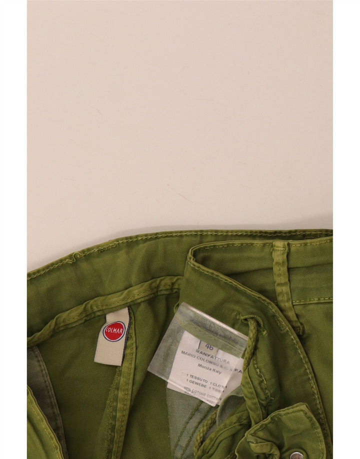 Colmar Мужские шорты-карго IT 46 Small W29 Зеленый хлопок