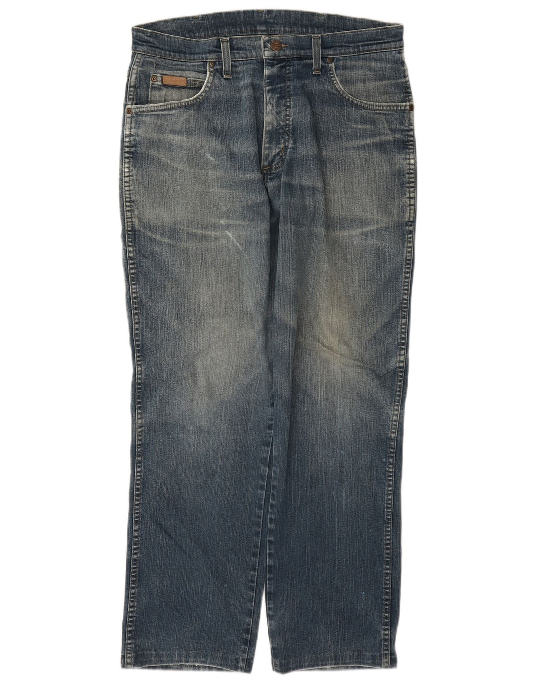 Мужские прямые джинсы Wrangler Texas Stretch W33 L30, синий хлопок