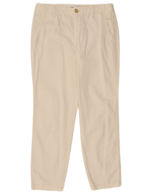 Женские прямые брюки чинос Zara EU 38, маленькие W28 L26, белые