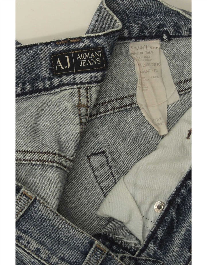 Мужские прямые джинсы Armani W36 L29 синие, хлопок