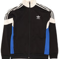 Спортивный костюм ADIDAS для мальчиков, верхняя куртка 13–14 лет, черный полиэстер с цветными блоками