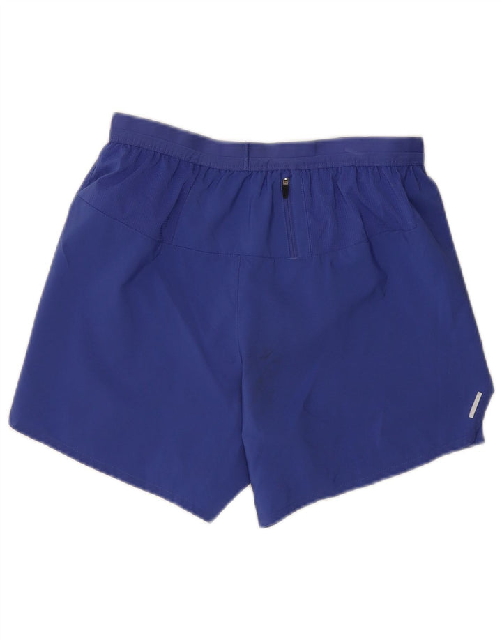 Женские спортивные шорты NIKE Dri Fit, размер UK 12 (M), синие, полиэстер