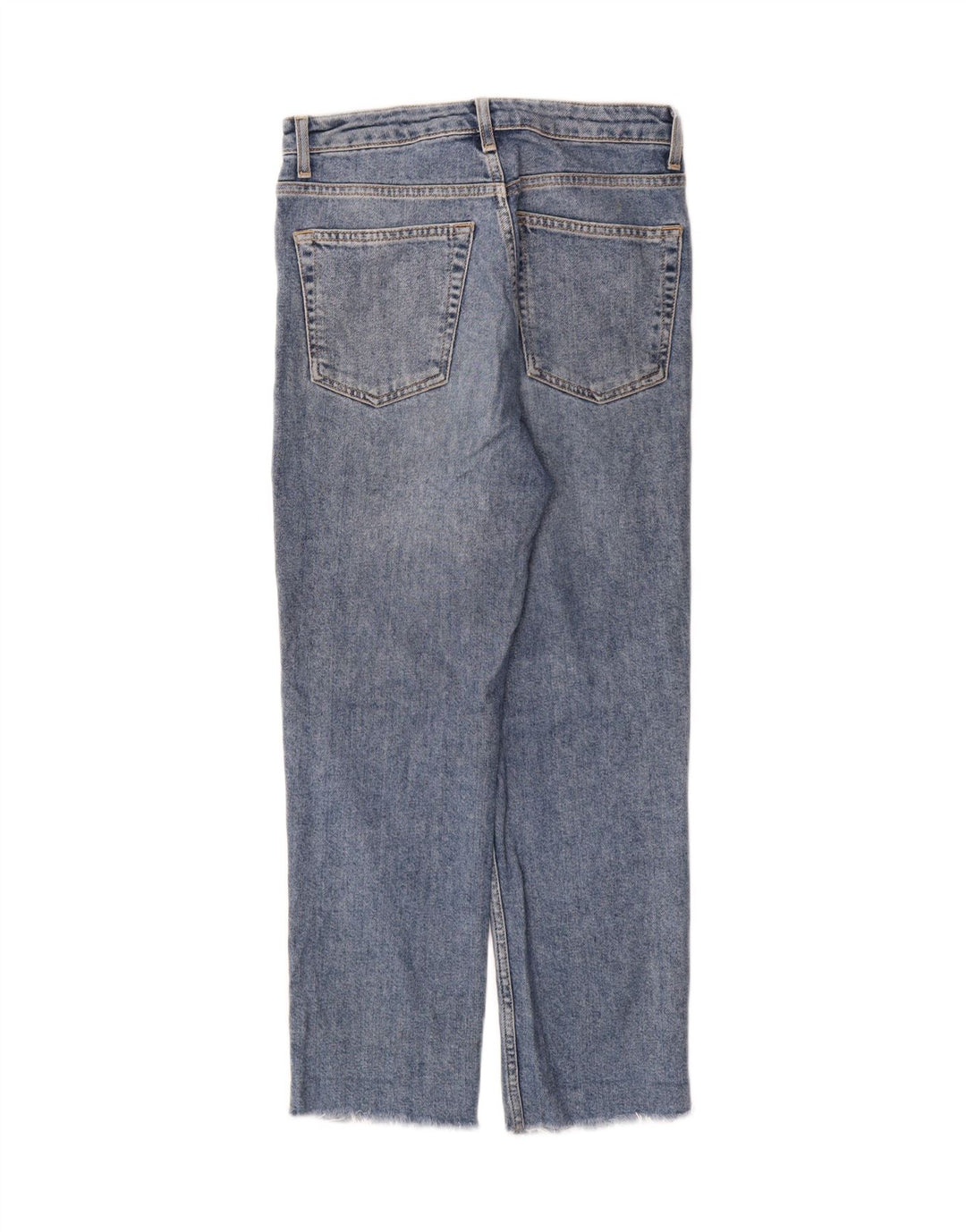 Topshop Женские укороченные джинсы W28 L25 Синий хлопок