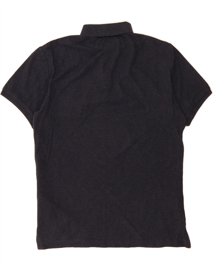 PENGUIN Mens Polo Shirt Small Blue Colourblock Vintage Penguin and Second-Hand Penguin from Messina Hembry 