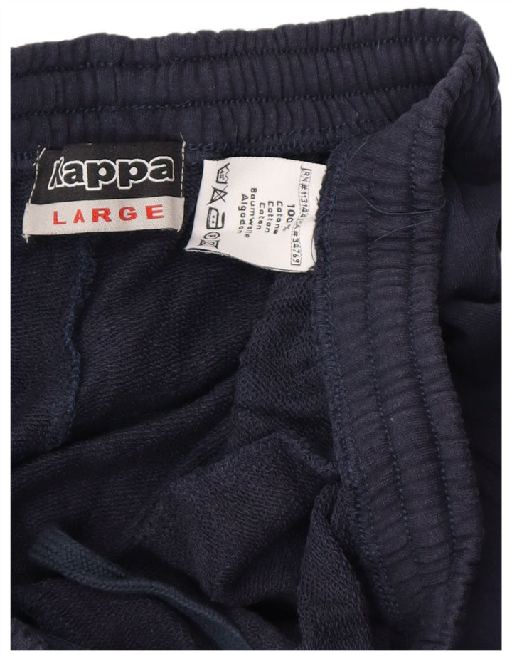 Мужские спортивные брюки KAPPA, большие темно-синие, хлопок