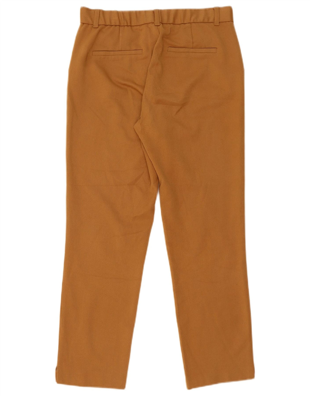 Женские узкие укороченные брюки Zara Medium W28 L25, коричневые, полиэстер