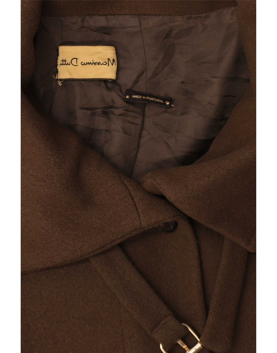 Женское пальто оверсайз Massimo Dutti UK 10, маленькое, цвет хаки, шерсть