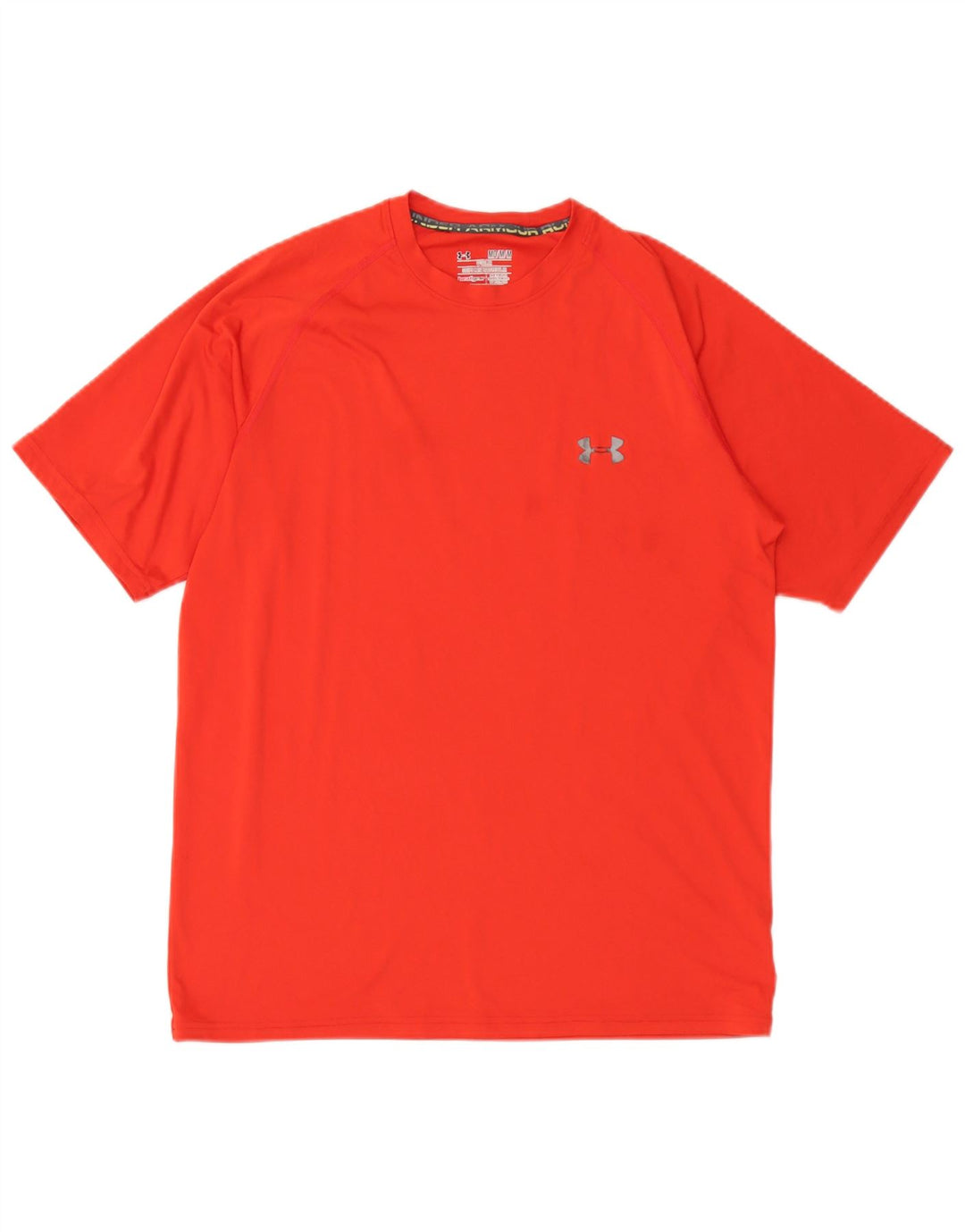 Мужская футболка Under Armour Heat Gear, верх из полиэстера среднего красного цвета