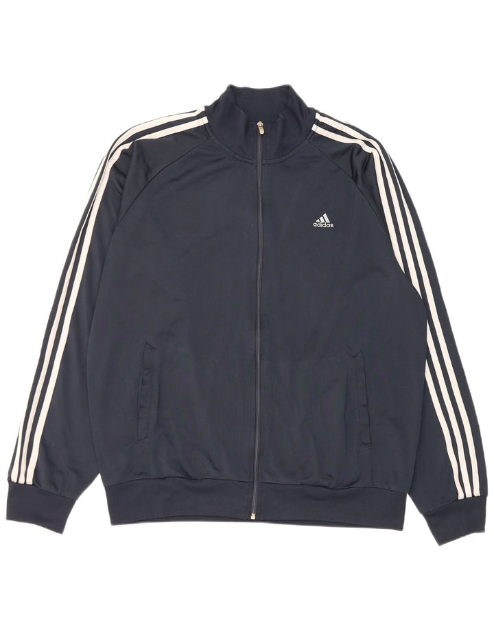 Мужская спортивная куртка Adidas Clima 365, большая темно-синяя полиэстер