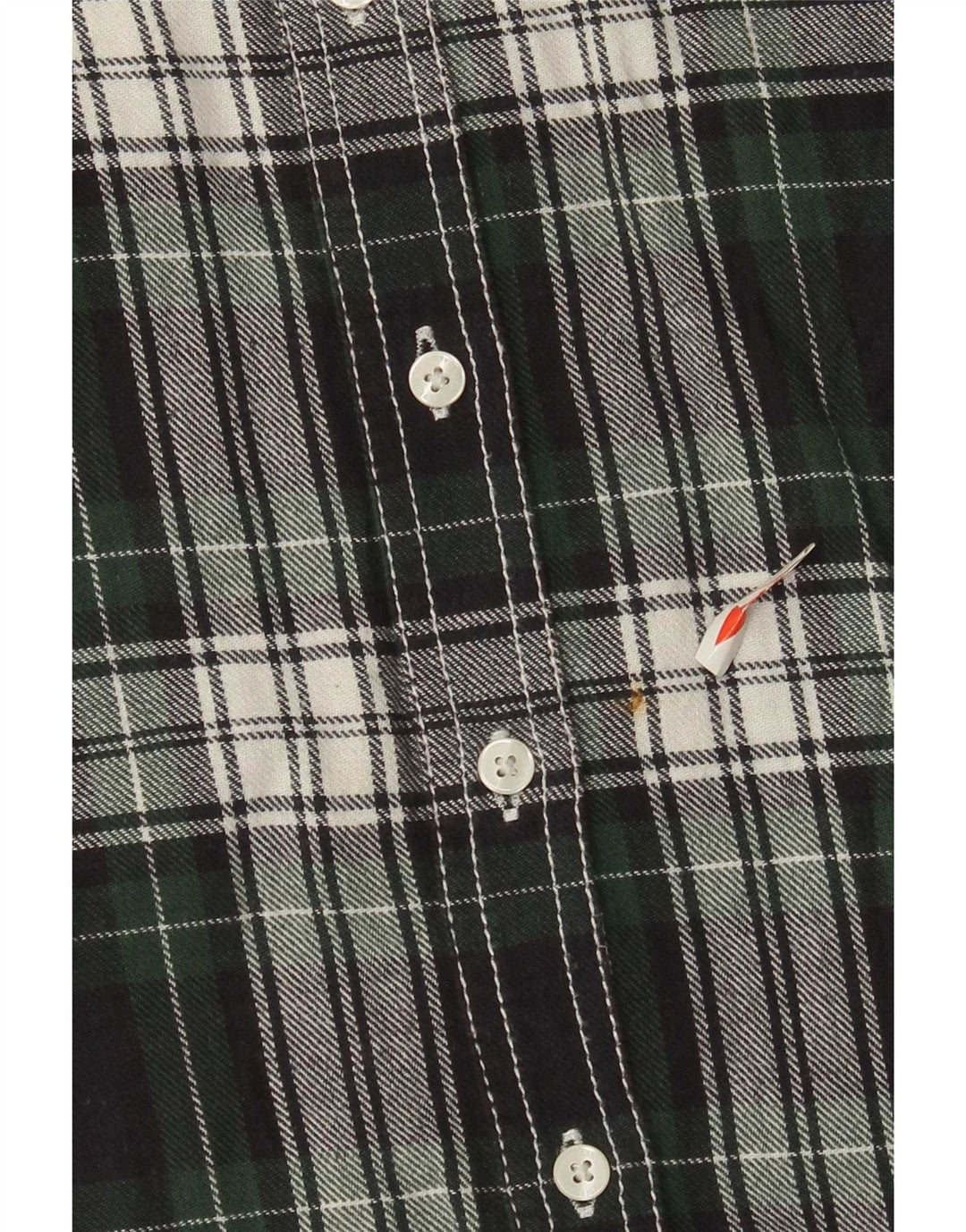 Женская фланелевая рубашка PEPE Jeans UK 14, хлопковая ткань в зеленую клетку среднего размера