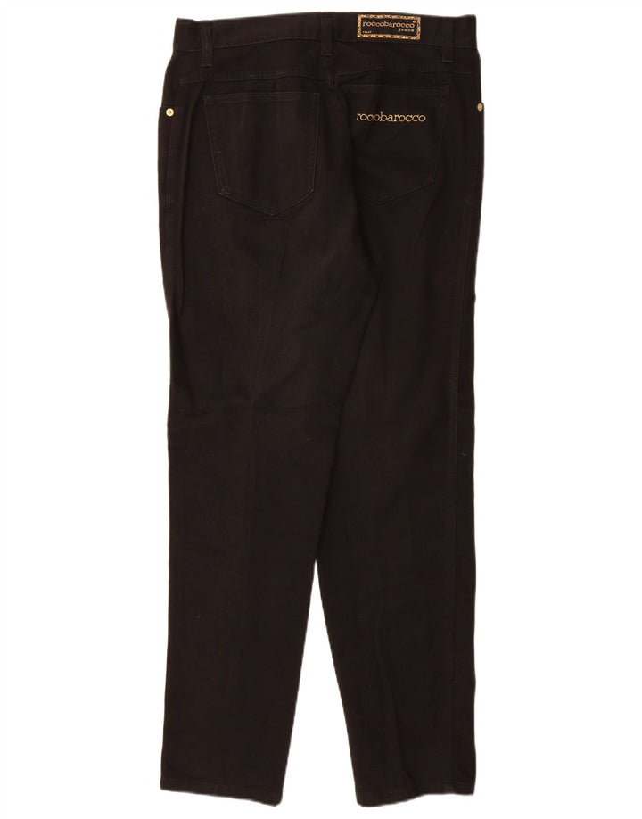 Женские зауженные джинсы Roccobarocco EU 40 Medium W32 L30 Черные