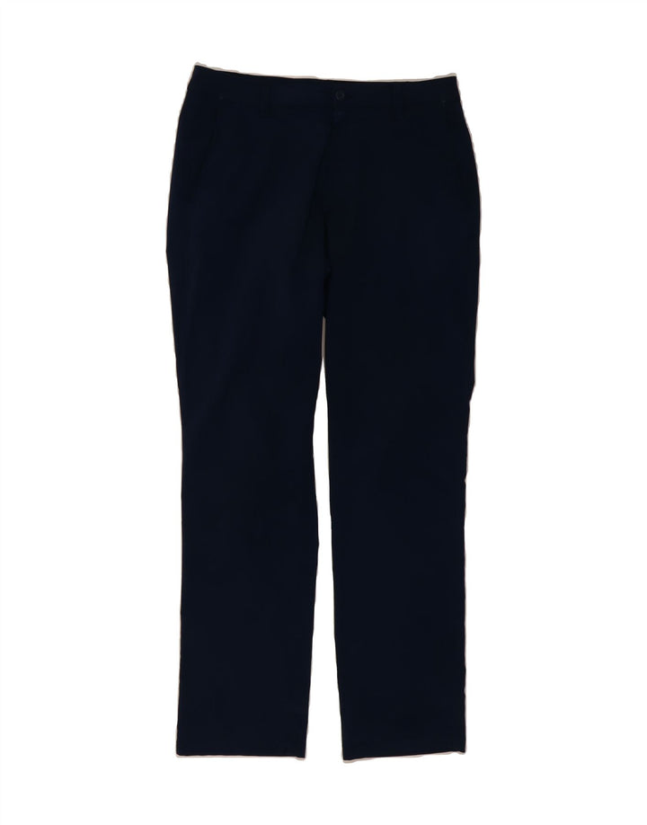UNDER ARMOUR Mens Straight Casual Trousers W32 L32  Navy Blue Polyester Vintage Under Armour and Second-Hand Under Armour from Messina Hembry 