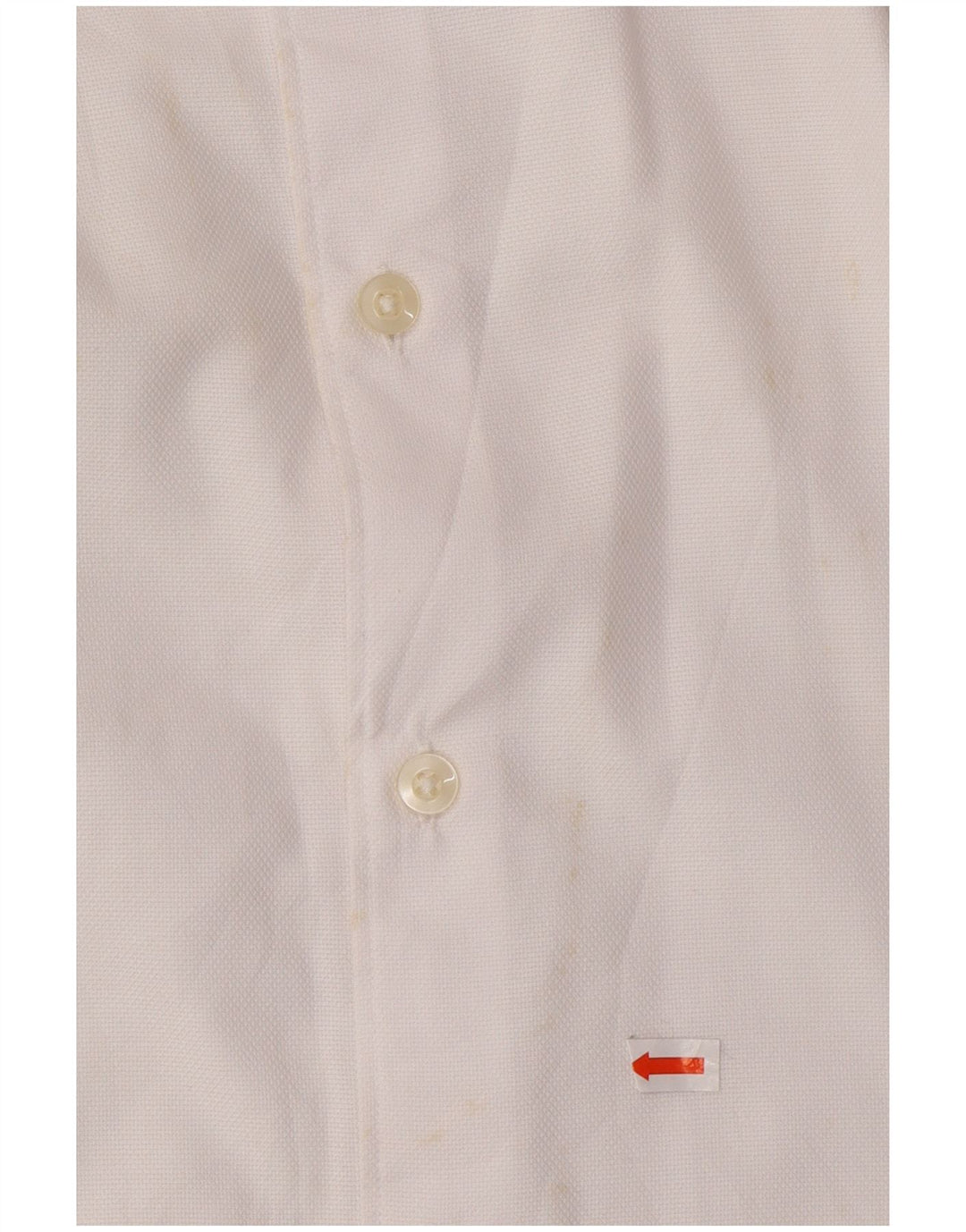 ZARA Mens Regular Fit Shirt Small White Cotton