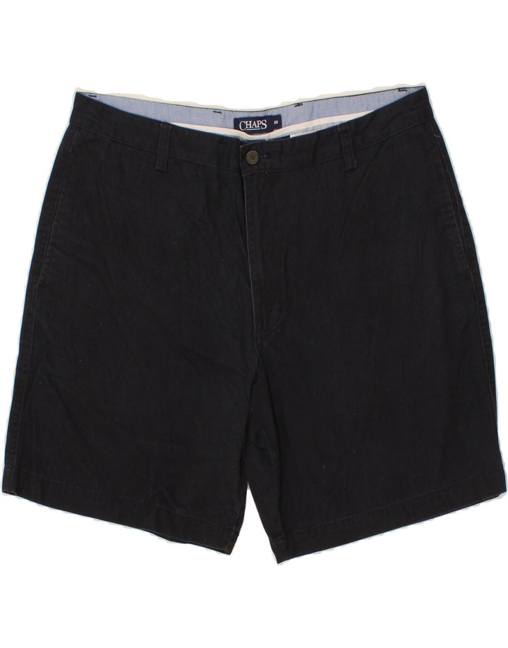 CHAPS Mens Chino Shorts W38 XL Navy Blue Cotton Vintage Chaps and Second-Hand Chaps from Messina Hembry 