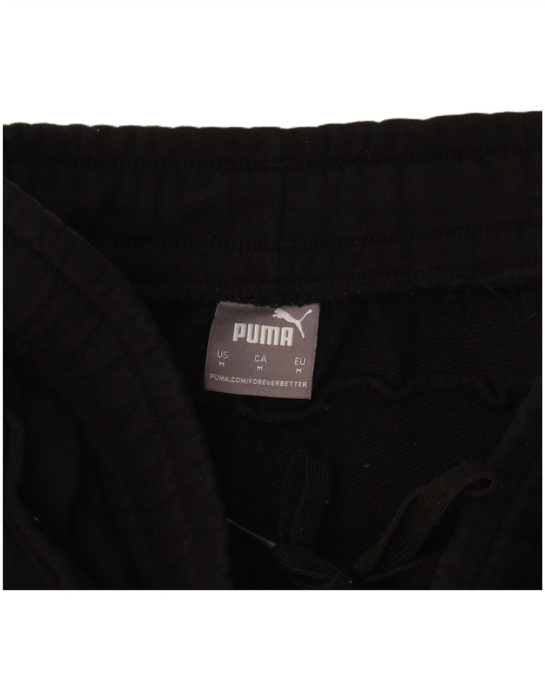 Мужские спортивные брюки Puma Джоггеры среднего размера, черные