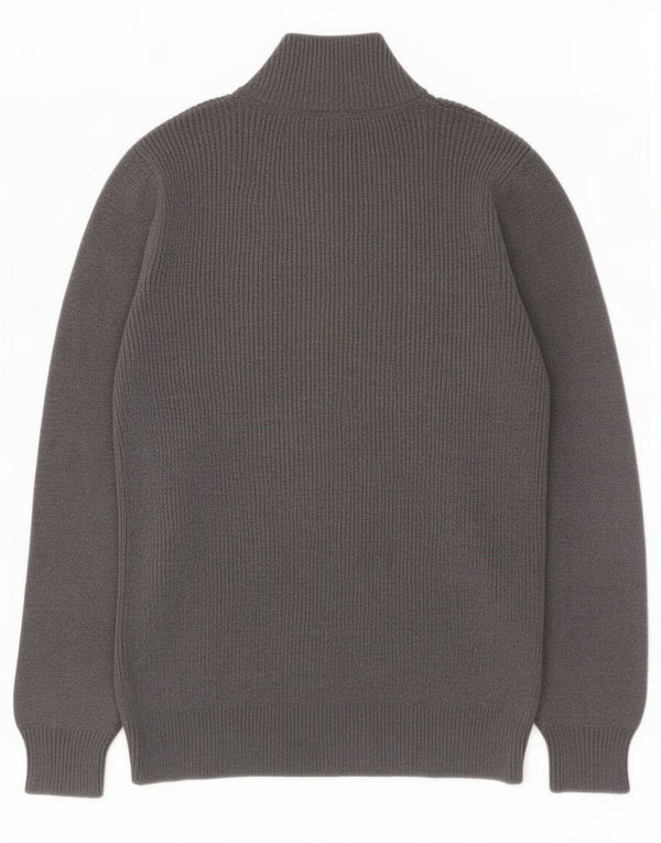 Женский джемпер с воротником на молнии Calvin Klein Jeans UK 18 XL, серый хлопок