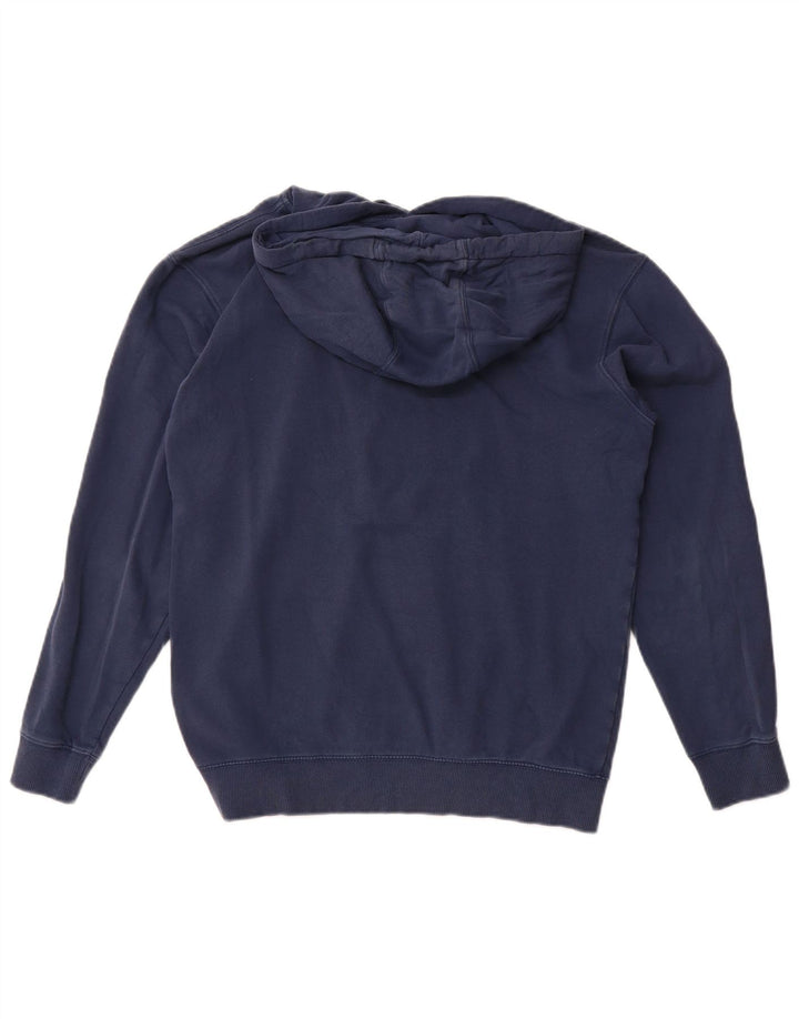 Мужской джемпер с капюшоном с рисунком Vans, маленький, темно-синий, хлопковый