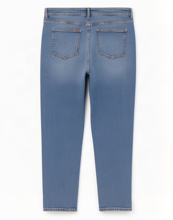 Женские узкие джинсы Marks & Spencer UK 16 LargeW32 L26 Синие, хлопок