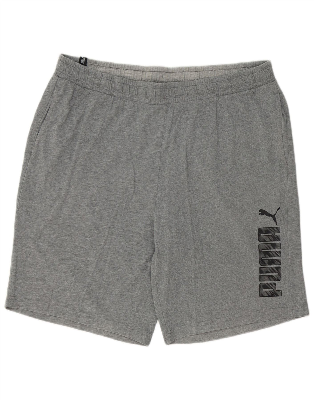 Мужские спортивные шорты PUMA с рисунком 2XL, серые, хлопок