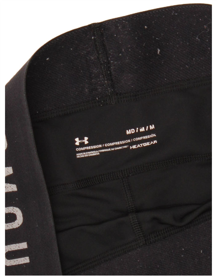 Женские леггинсы с рисунком Under Armour Heat Gear UK 12, средние, черные