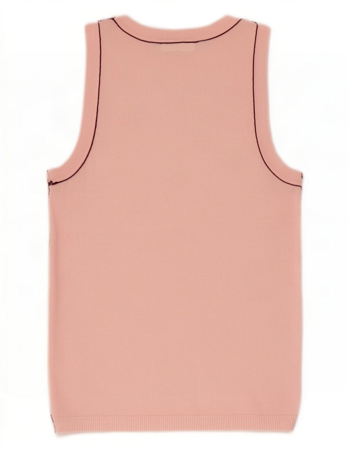 Женский жилет Zara Top UK 8, маленький розовый, вискоза