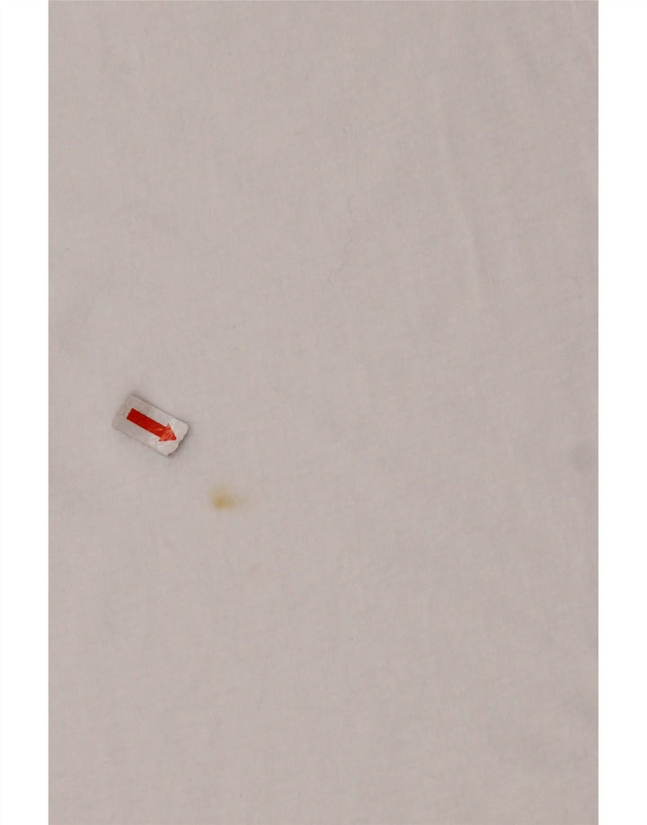 Женская укороченная футболка с рисунком AVIREX UK 22 2XL, белый хлопок