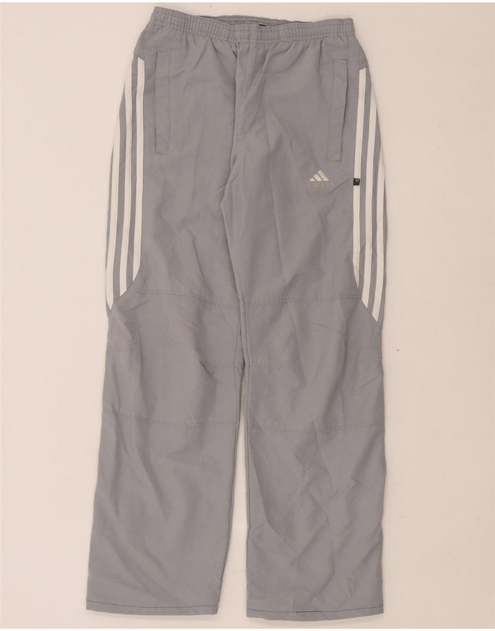 Спортивные брюки Adidas для мальчиков 11-12 лет, серый полиэстер