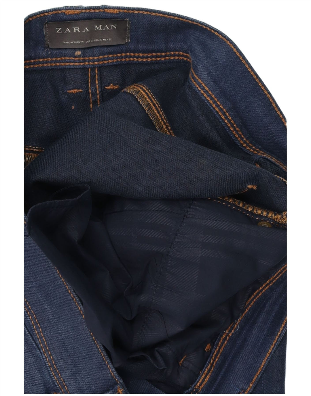Мужские джинсы Zara Slim EU 42 Large W32 L31 Темно-синие
