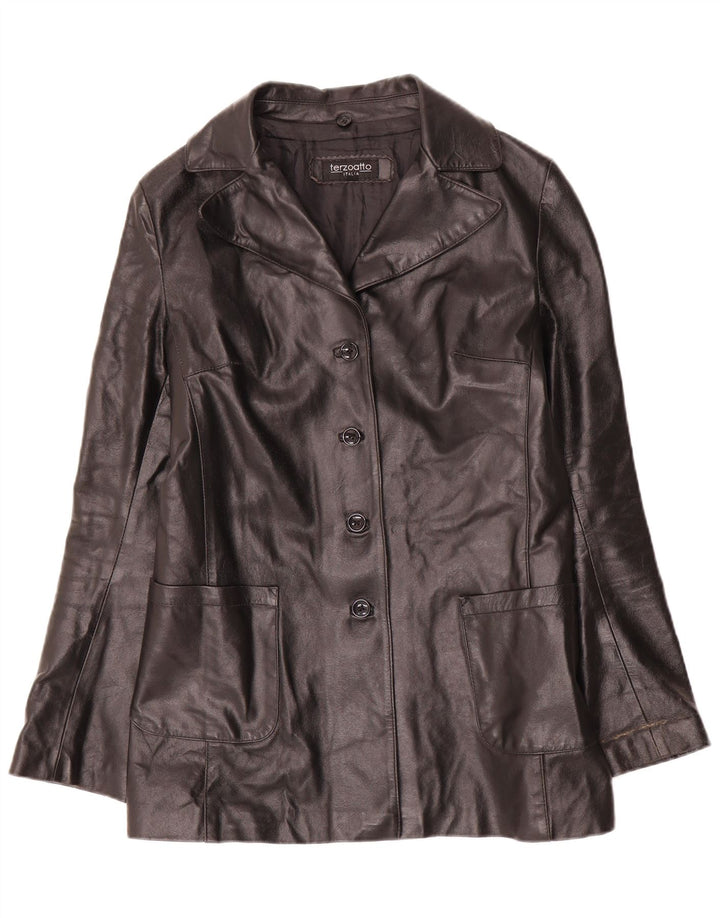 Женская кожаная куртка Terzoatto IT 44 Medium Black