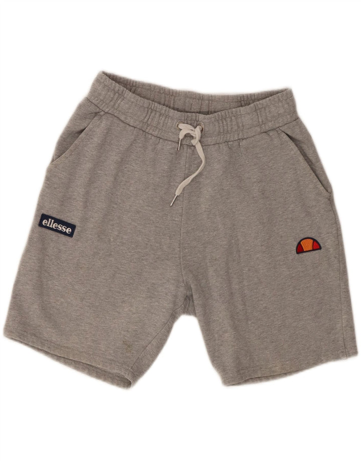 Мужские спортивные шорты Ellesse с рисунком, маленькие серые, хлопок