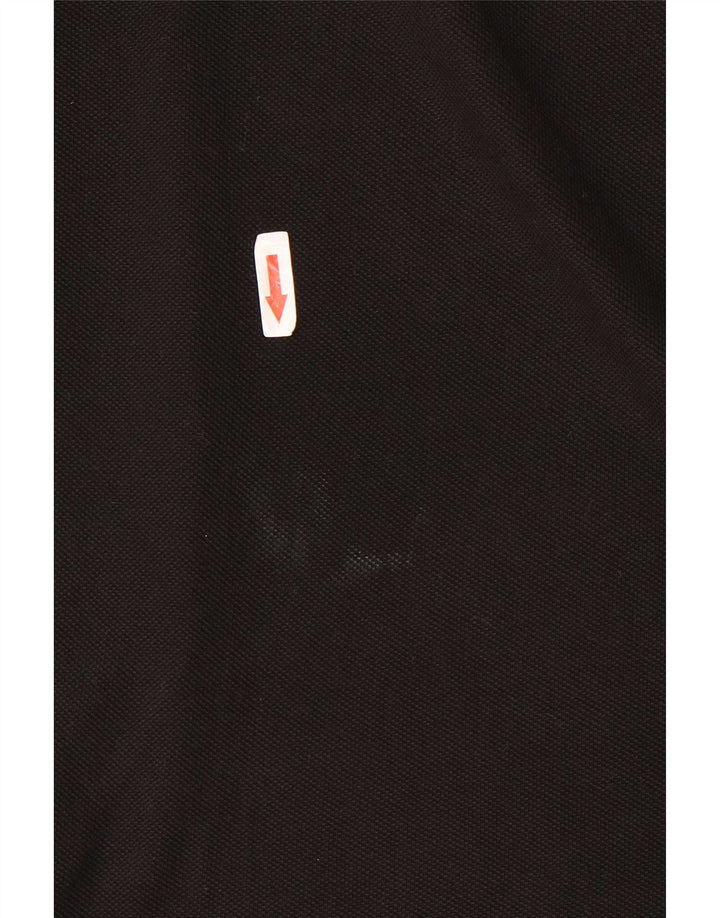 Мужская рубашка-поло Lacoste, размер 8 3XL, черная